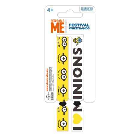 Minions Festival Wristbands 2 Pack £3.49